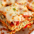 Tomato Lasagna with Homemade Basil Pesto